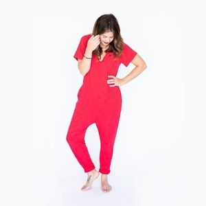 Smash + Tess: Jilly Box Red Romper